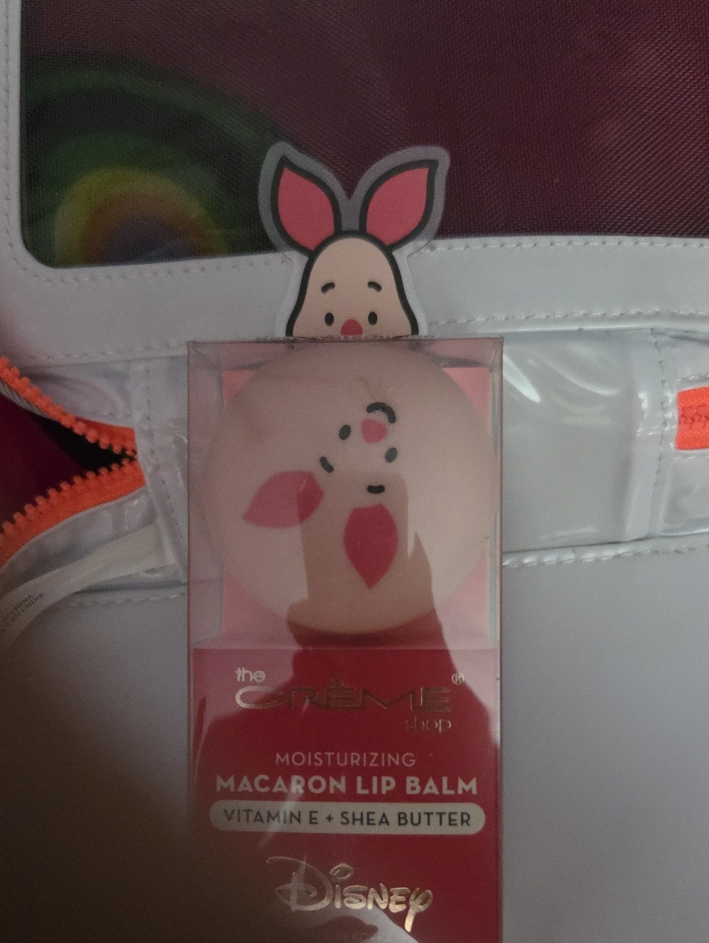Disney Piglet Pink and White Macaron Lip Balm - Pink NWOT